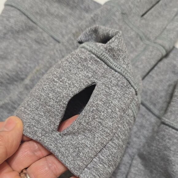 lululemon Ivivva Girl's Sleeve Fitted Zip-Up Hoodie with Mandarin Collar size 14 - Picture 9 of 9